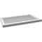 Ekena Millwork Vertical Surface Mount PVC Gable Vent w/ 2"W x 2"H , Brickmould Sill Frame, 34"W x 20"H GVPVE34X2003SN - alternate 5